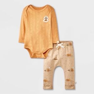 Little Snoopy Great Pumpkin Onesie Set